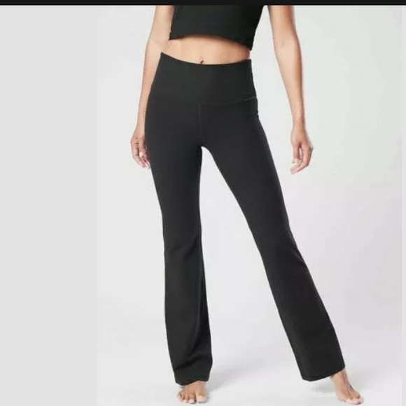 Athleta Studio Flare Pant Black Nwt 
